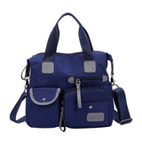 Nylon Shoulder Bag Waterproof Crossbody Large Capacity Tote Travel Messenger