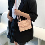 Small Pu Leather Chain Crossbody Bag for Women