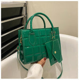 Women's PU Leather Shoulder Bag Casual Crossbody Handbag