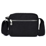 Waterproof Nylon Beach Handbag Zipper Crossbody Bag