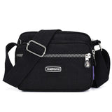 Waterproof Nylon Beach Handbag Zipper Crossbody Bag