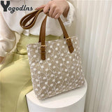 Straw Shoulder Bag Lace Woven Handbag Summer Beach Tote Lady Travel Purse