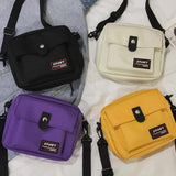 Canvas Shoulder Bag Casual Mini Handbags in Multiple Colors