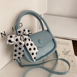 Small Bow Shoulder Bag Crossbody Top-handle Bag