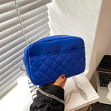 Diamond Lattice Women Bags Chain Square Shoulder Bag Crossbody Lady Purses