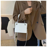 Vintage Shoulder Bag Women Casual Handbags Purse Small Square Crossbody Clutch