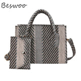 Mini Tote Bags Striped Crossbody Bags Ins Shoulder Bag