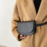 PU Leather Ladies Handbags Commuters Bag Solid Casual Versatile Adjustable Strap