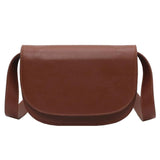 PU Leather Women Shoulder Chest Bag Ladies Handbags Solid Casual Adjustable Stra