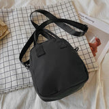 Nylon Crossbody Messenger Pack Square Bag