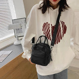 Nylon Crossbody Messenger Pack Square Bag