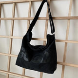 Canvas Underarm Bag Large Capacity Crossbody Bags Soft Casual Purse