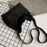 Canvas Underarm Bag Large Capacity Crossbody Bags Soft Casual Purse
