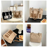 Women Plush Tote Shoulder Bags High Warm Bags