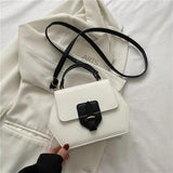 Geometric Shape Women Shoulder Bag Small Handbags Solid Pu Leather Crossbody Bag