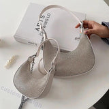Chain Diamonds Shoulder Bag Bling Rhinestone Handbag Clutch
