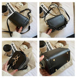 Small Box Bag Pu Leather Crossbody Bag Women's Handbags Lady Shoulder Bags