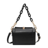 Small Box Bag Pu Leather Crossbody Bag Women's Handbags Lady Shoulder Bags