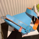 Green Women's Saddle Bag Clutch Chest Messenger Shoulder Crossbody Handbag