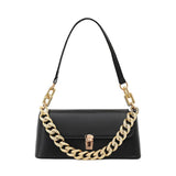 Solid Shoulder Bags Horizontal Square High Bags