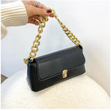 Solid Shoulder Bags Horizontal Square High Bags