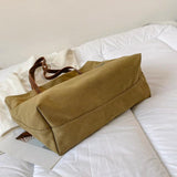 Canvas Ladies Totes Large Capacity Underarm Bags Female Pouch