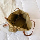 Canvas Ladies Totes Large Capacity Underarm Bags Female Pouch