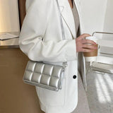 Stylish Weave PU Leather Crossbody Bag for Women