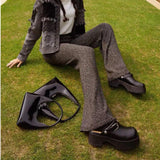 Women's Small Handbag Zipper Shoulder Bag PU Leather Lady Underarm Bag