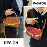 Retro PU Leather Bags for Women Handbags Embossed Diamond Lattice Pattern Bolsa