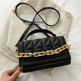 Retro PU Leather Bags for Women Handbags Embossed Diamond Lattice Pattern Bolsa