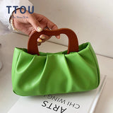 Small PU Leather Crossbody Bag for Women Chain Shoulder Purses