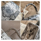 Retro Chain PU Leather Crossbody Bags For Women Shoulder Bag Lady Small Handbags