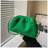 Towel Bag Handbag Women Portable Bucket Bag Chain Shoulder Bag