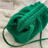 Towel Bag Handbag Women Portable Bucket Bag Chain Shoulder Bag