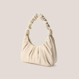 Female Underarm Bag Cloud Fold Handbags Messenger Summer Pu Leather Solid Bag