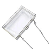 Women Acrylic Evening Shoulder Bag Bridal Clutch Party Prom Wedding