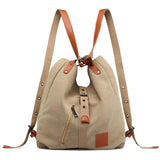 Women's Large Capacity Shoulder Messenger Bag Canvas Tote Bag