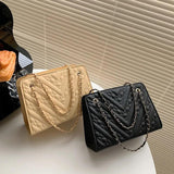 Women's Chain Totes Bags Crossbody Handbags PU Leather