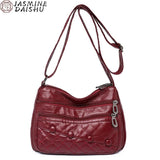 Women's Vintage PU Leather Shoulder Bag Crossbody Purse & Wallet