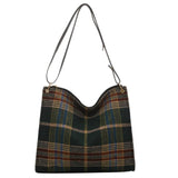 Large Capacity Women Handbag Style Woolen Shoulder Tote Bag