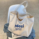 Women's Large-Capacity Canvas Shoulder Bag