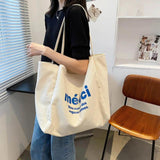 Women's Large-Capacity Canvas Shoulder Bag