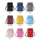 Transparent Touchable Phone Pocket Shoulder Bags For Women Handbag