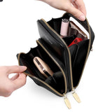 Transparent Touchable Phone Pocket Shoulder Bags For Women Handbag