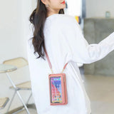 Small Shoulder Bag Women PU Leather Crossbody Touch Screen Phone Bag