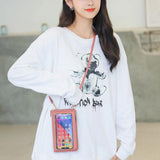 Small Shoulder Bag Women PU Leather Crossbody Touch Screen Phone Bag