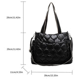 Women's Large Capacity Cotton Shoulder Crossbody Bag