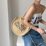 Summer Straw Bag Large Capacity Beach Handbag