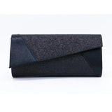 PU Sequin Clutch Bag for Women, Evening Shoulder Bag with Detachable Strap